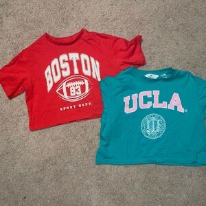 H&M Red and Teal Kids T-Shirts